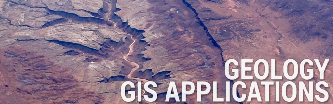 Aplicações de GIS de geologia