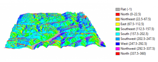 Aspect Maps How Do You Find Out the Aspect of a Slope 