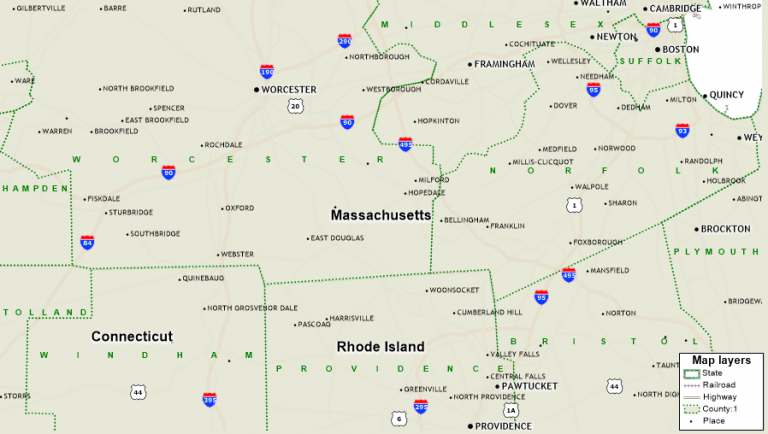 Maptitude Map: Home Improvement Stores