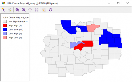 geoda cluster map