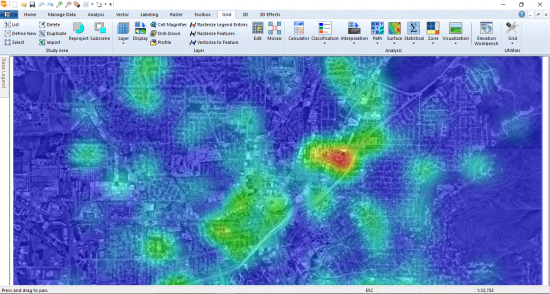 Geomedia Hotspot Analysis