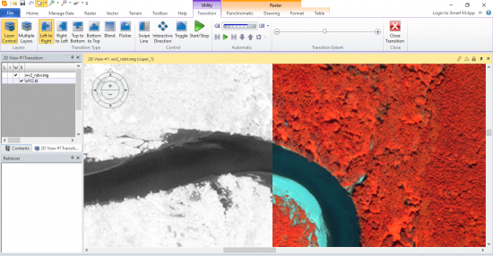 WV2 False IR NDVI