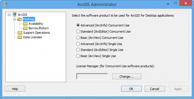 arcgis license manager 10.2 crask