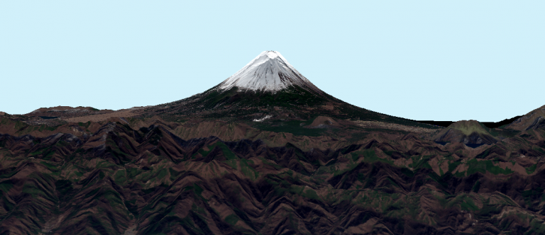 Mt Fuji 3D Sentinel 2b