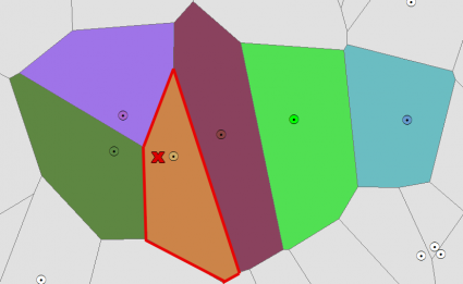 Voronoi 图示例 1