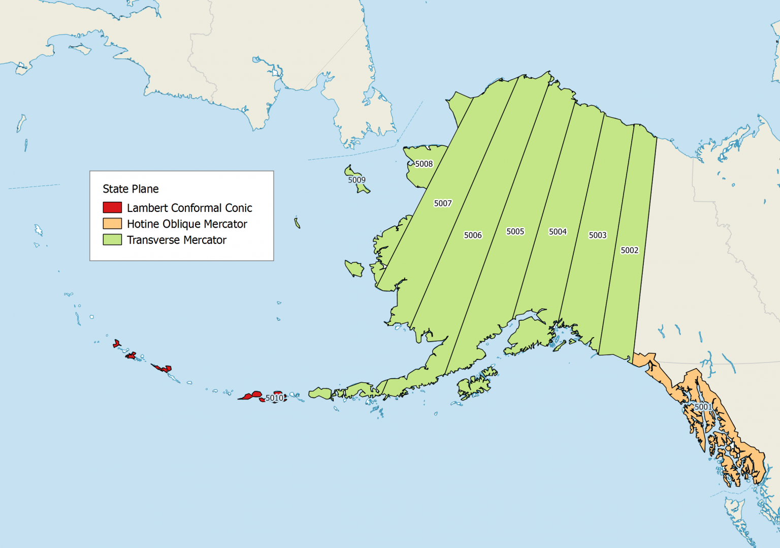 The State Plane Coordinate System SPCS GIS Geography   Alaska State Plane Coordinate System Map Projections 1536x1078 