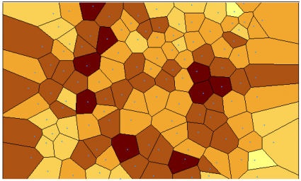 kriging voronoi entropy