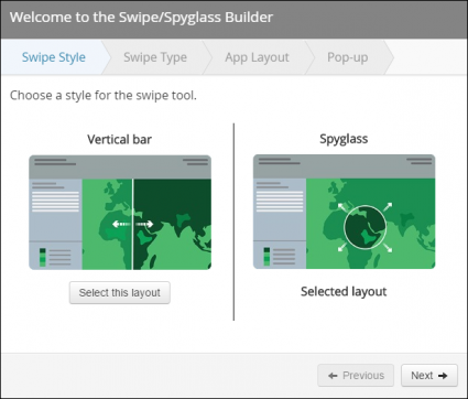 مراحل برنامه وب spyglass