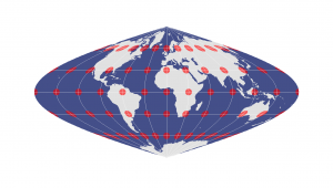 Sinusoidal Equal Area Projection