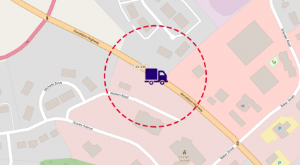 geofence delivery example
