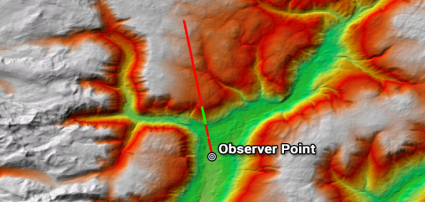 Line Of Site Viewshed Visibility Analysis