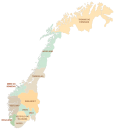 Norway Administration Map