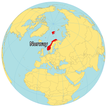 Norway World Map