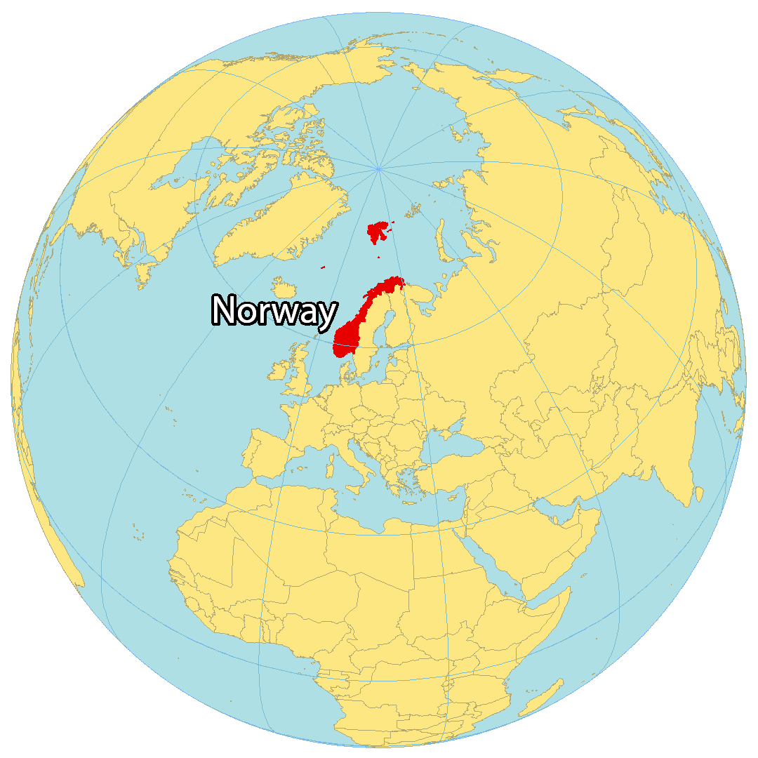Map Of Norway Gis Geography