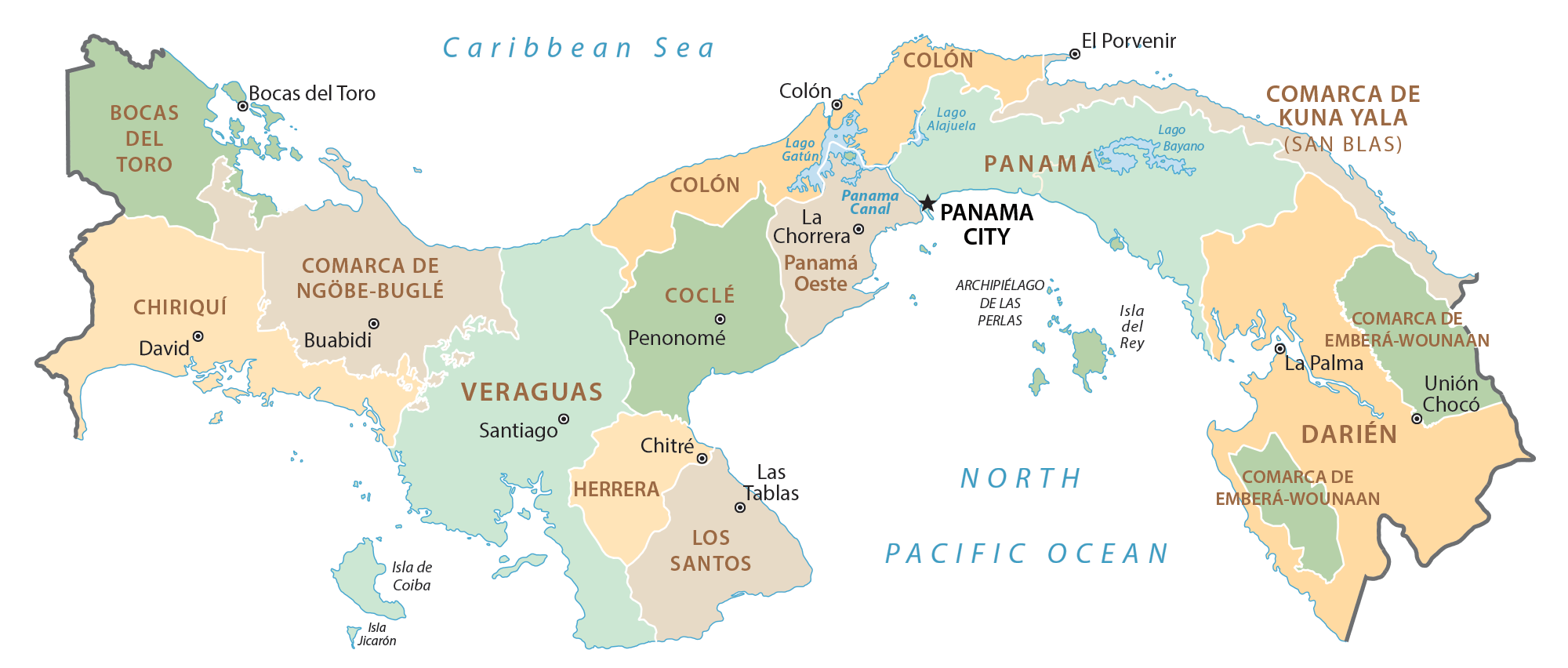 Panama Province Map