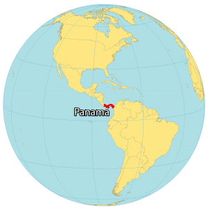 Panama World Map