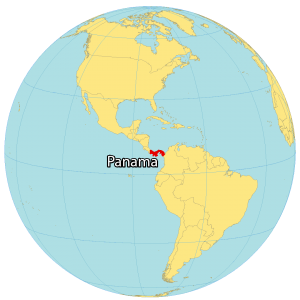 Tutustu 86 Imagen Panama Kartta Abzlocal Fi   Panama World Map 300x300 