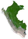 Peru Satellite Map
