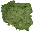 Poland Satellite Map