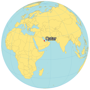Qatar World Map