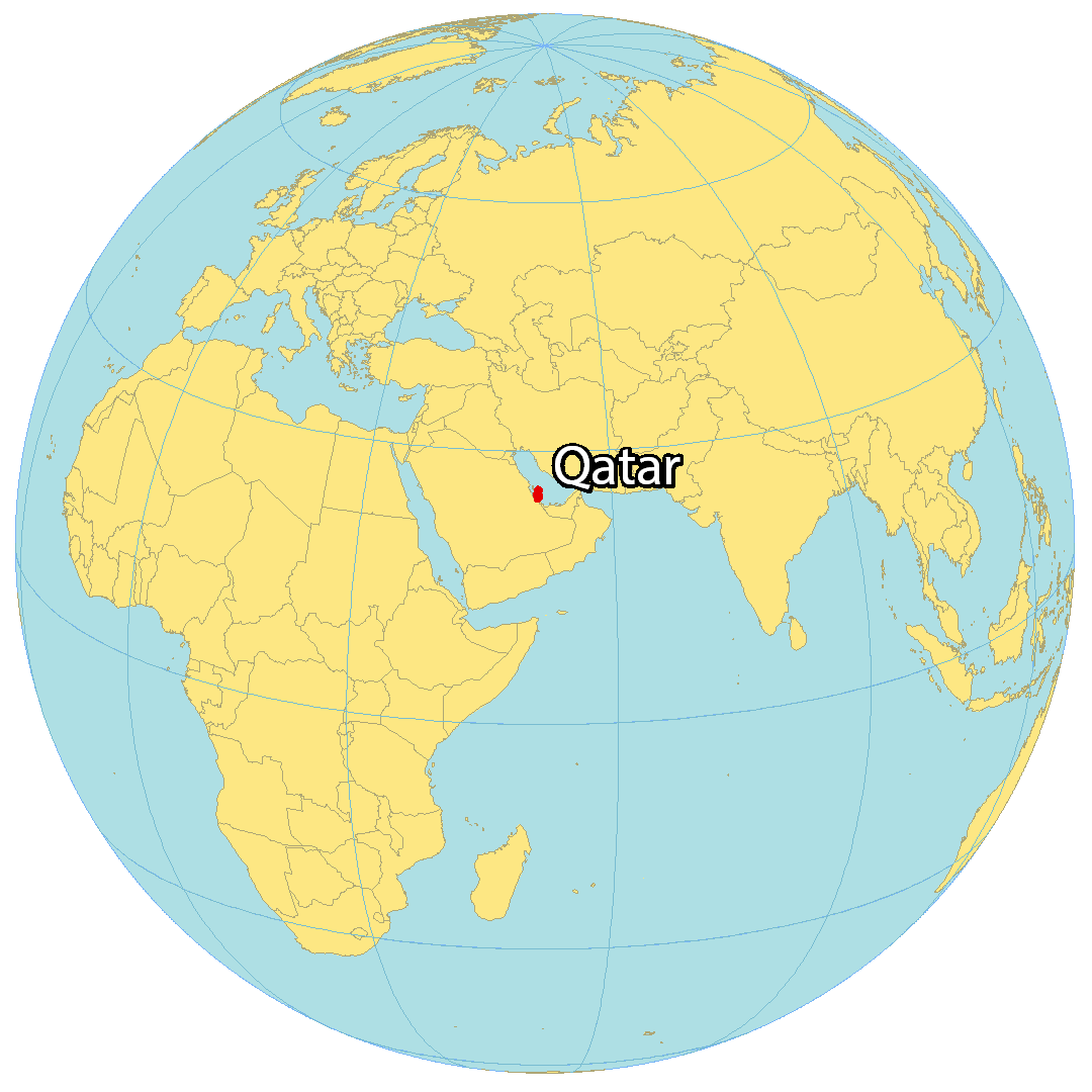 Map of Qatar - GIS Geography