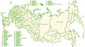 Russia Administration Map