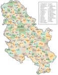 Serbia Administration Map