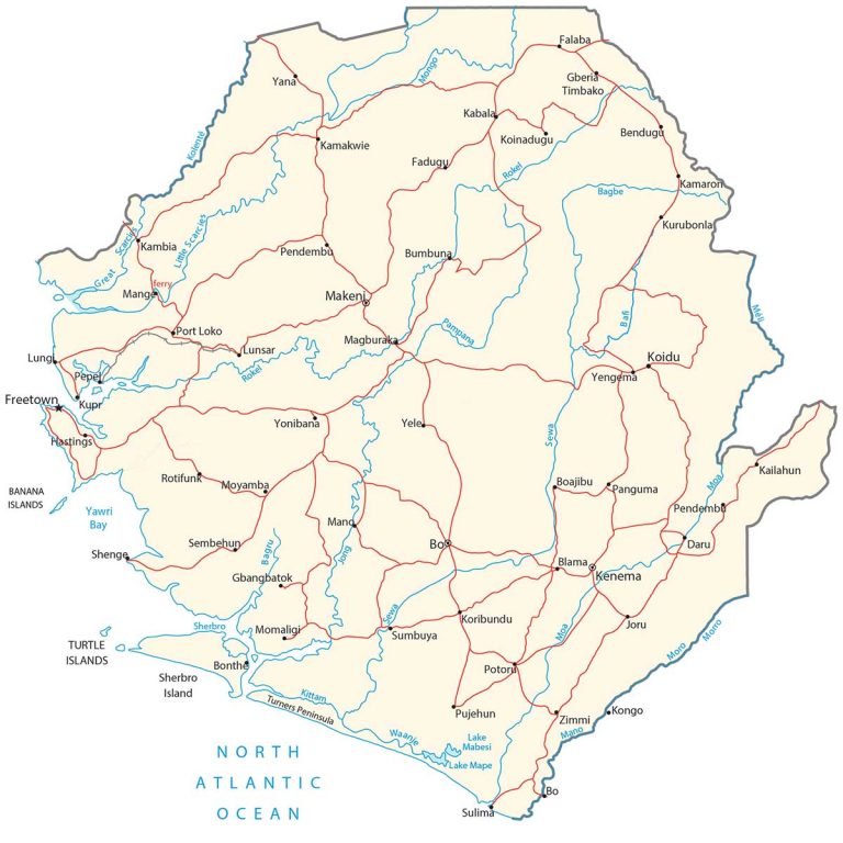 Sierra Leone Map