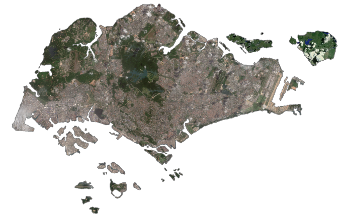Singapore Satellite Map