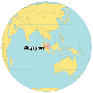 Singapore World Map