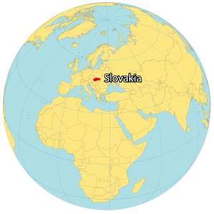 Slovakia World Map