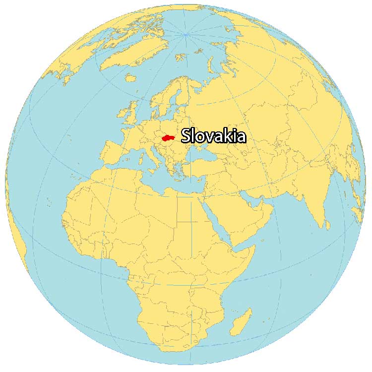 Map Of Slovakia GIS Geography Map Of Slovakia GIS Geography