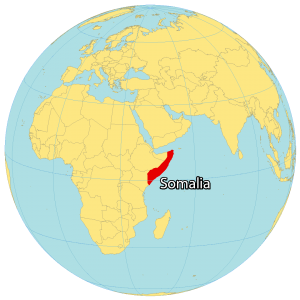 Somalia World Map