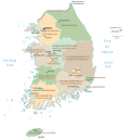 South Korea Administration Map