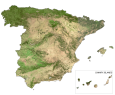 Spain Satellite Map