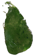 Sri Lanka Satellite Map
