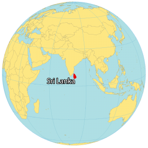 Sri Lanka Map and Satellite Image