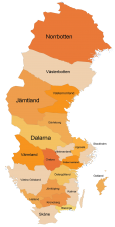 Sweden Administration Map