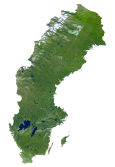 Sweden Satellite Map