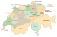Switzerland Administration Map