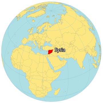 Syria World Map