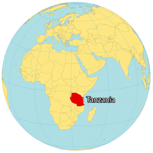 Tanzania Map Cities And Parks GIS Geography   Tanzania World Map 300x300 