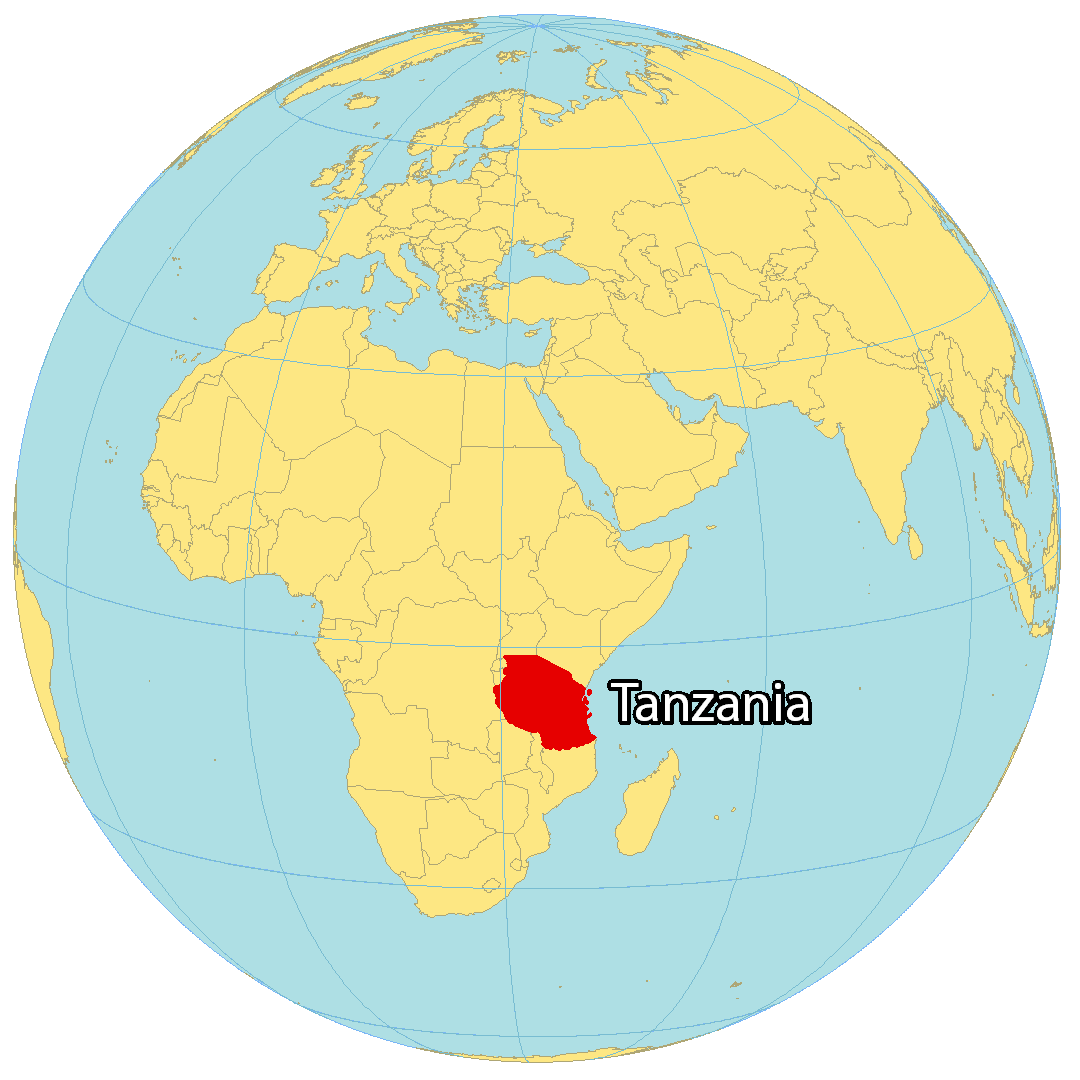 Tanzania In World Map