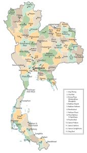 Thailand Administration Map