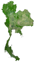 Thailand Satellite Map