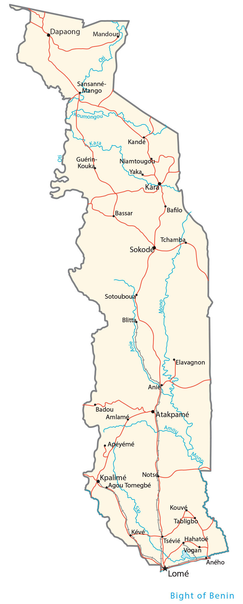 Togo Map