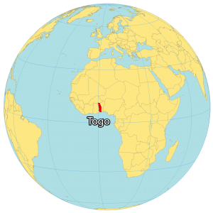 Togo World Map