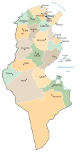 Tunisia Administration Map