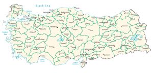 Turkey Administration Map