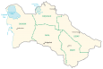 Turkmenistan Administration Map